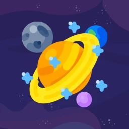 Ikon Belajar Planet Tata Surya Anak